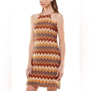 Almost Famous orange Knit women’s dress